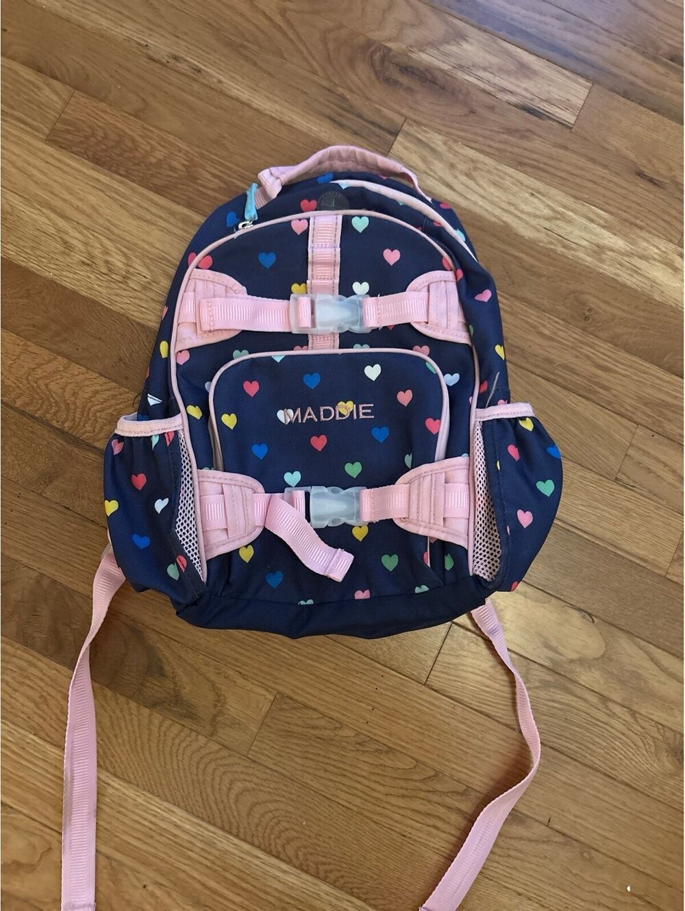 Pottery barn girls backpack embroidered with Maddie